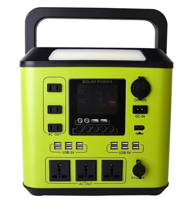 Yeşil 1500W Taşınabilir Güç İstasyonu 500WH 800WH 2000WH Güneş Enerjisi Depolama Jeneratörü