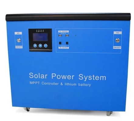 2KW 3KW Taşınabilir Güneş Enerjisi İstasyonu Ev Acil Durum Jeneratörü