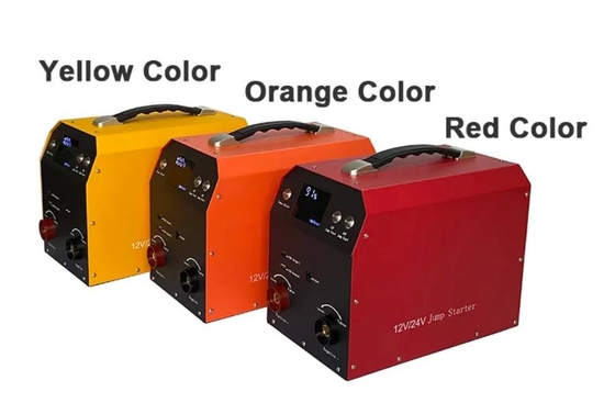 12V 24V Taşınabilir Araç Akü Şarj Cihazı Araba Jump Starter Ağır Hizmet Tipi Tasarım