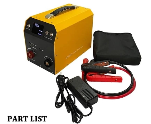 12V 24V Araba Jump Starter Güç Bankası Lityum Araba Pil Şarj Cihazı Taşınabilir Acil Durum Aracı
