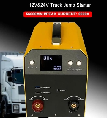 12V 24V Araba Jump Starter Güç Bankası Lityum Araba Pil Şarj Cihazı Taşınabilir Acil Durum Aracı