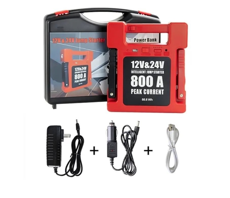 Mini Araba Akü Güçlendirici Güç Paketi 12v 24v Araba Takviyeli Marş Akü Şarj Cihazı