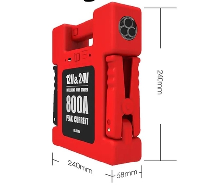 Mini Araba Akü Güçlendirici Güç Paketi 12v 24v Araba Takviyeli Marş Akü Şarj Cihazı