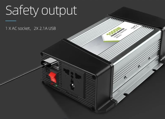DC - AC Düzeltilmiş Sinüs Dalgası Güç Çevirici 12v - 220v 1000W DC AC Güç Çevirici