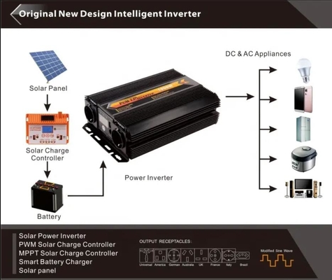 Çift AC Çıkışlı 1000W 12v - 220v Güç Çevirici 12V - 110V Araç Güç Çevirici