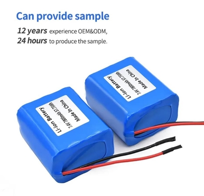 2600mah 3000mah 3.7V 7.4V 7800mah 9ah 18650 Lityum İyon Pil Paketleri Şarj Edilebilir
