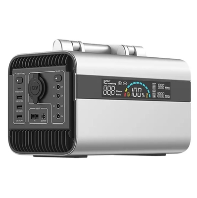 110V / 220V Giriş Çıkışı 600wh Güneş ve Işıklı Taşınabilir Güç İstasyonu 4w