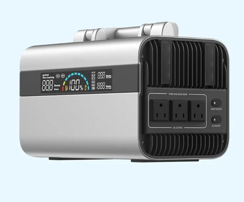 Geniş LCD Ekran Elektriği Kontrol Edin Taşınabilir Kamp Güç Bankası Şarj Edilebilir AC