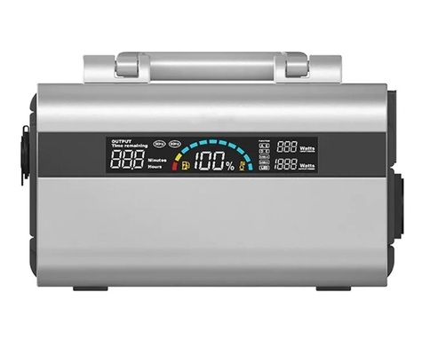 Geniş LCD Ekran Elektriği Kontrol Edin Taşınabilir Kamp Güç Bankası Şarj Edilebilir AC