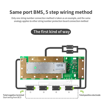 bluetooth Lifepo4 BMS 4s 150A, uart 4s Pil Koruma Levhası 315×120×10mm boyutu