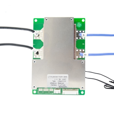 24v 80A Lifepo4 Akıllı Pil Yönetim Sistemi Pcb Kontrol Devre Kartı ile 8s