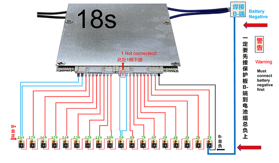 LCD Ekranlı Lityum Karınca Akıllı BMS 150A 300A 400A 8S-20S