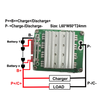 5S 12v Lityum BMS, Lifepo4 Pil BMS 30A Elektrikli Araç İçin Otomatik Başlatıldı
