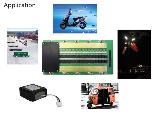 24S 60A aktif BMS lifepo4, FR-4 Dengeli BMS Malzeme