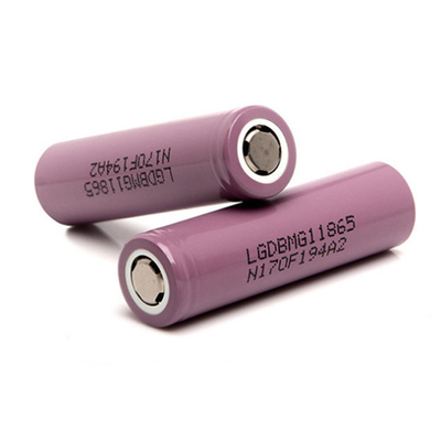 2900mAh LGDBMG11865 Pil, 18650 Şarj Edilebilir Li Ion 50g Ağırlık