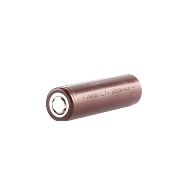 18650 Lityum İyon Pil Hücresi 3.7 Volt 20A 3000mah 18×65mm Boyut