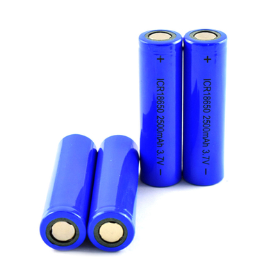 El Feneri Güç Bankaları için Şarj Edilebilir 18650 Pil 3.7 V 2500mah