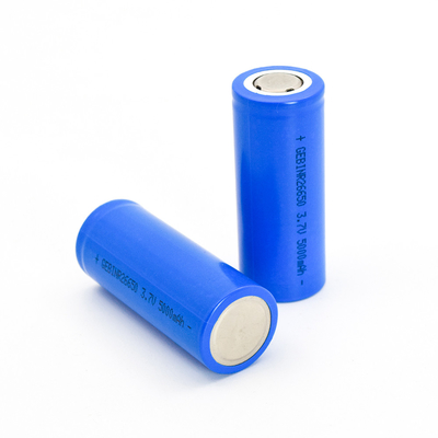 El Feneri Küçük Hayranları için Flat Top 26650 Şarj Edilebilir Pil 5000mah