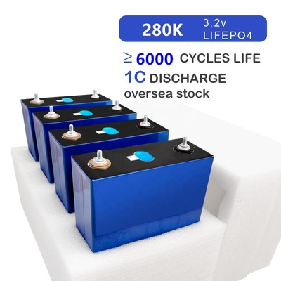 A Sınıfı LiFePO4 Pil Paketleri 6000 Döngü ile 280K 32v 280ah