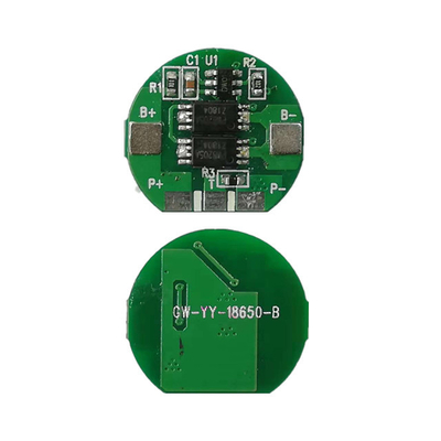 18650 Pil için 3.7V BMS, 1S 5A Lityum Pil Koruma Levhası