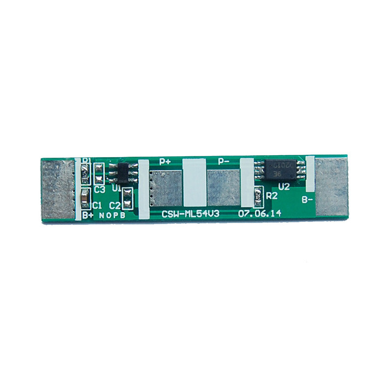 CE sertifikası Lityum İyon Pil Paketi BMS, 3.2V 2A 1S BMS kartı 0.2-7mm Kalınlık